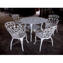 aluminum furniture 5pc set,outdoor furniture,round table